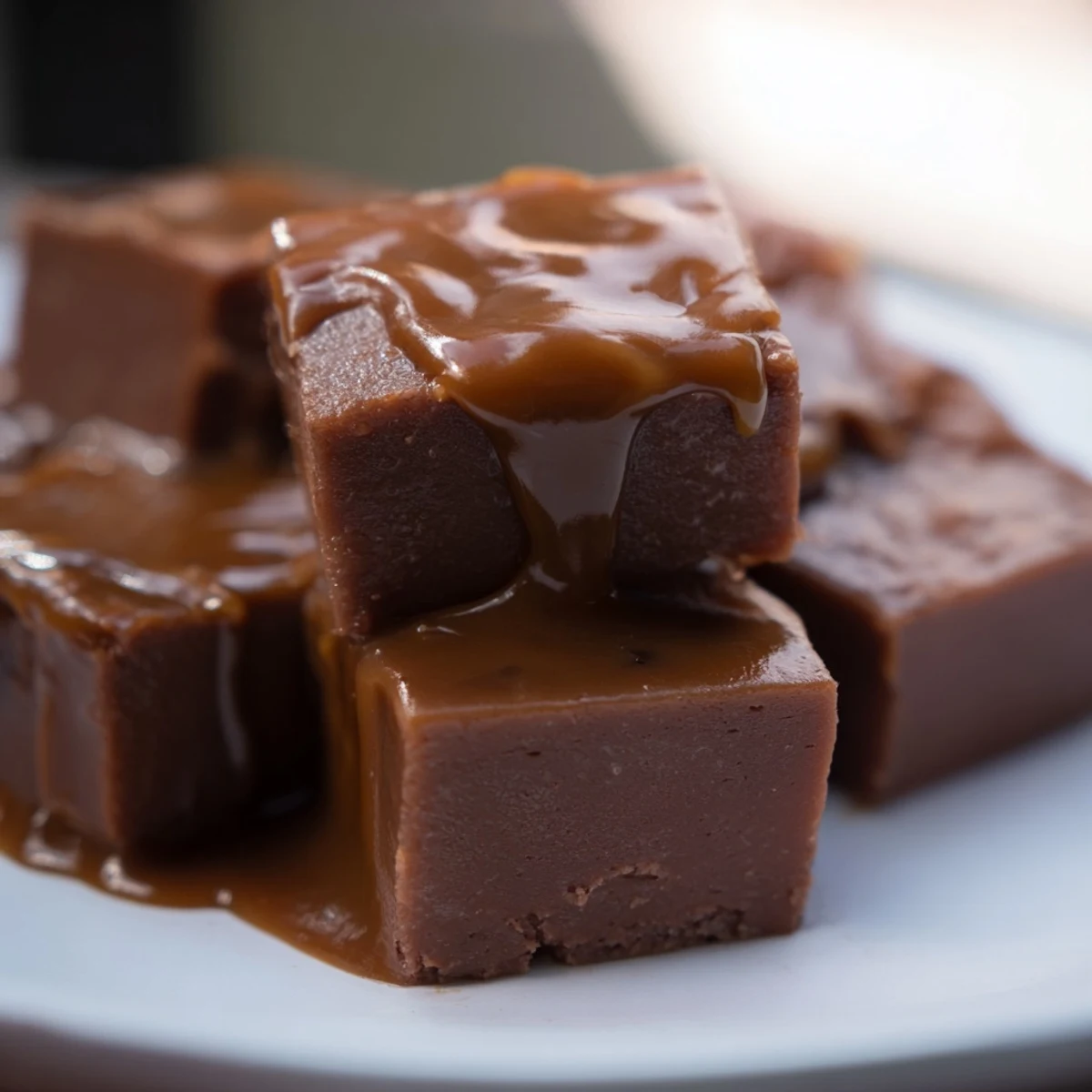 A close-up of a freshly baked Weekend Cabin-Style Sticky Toffee Pudding, ready with a scoop of ice cream.