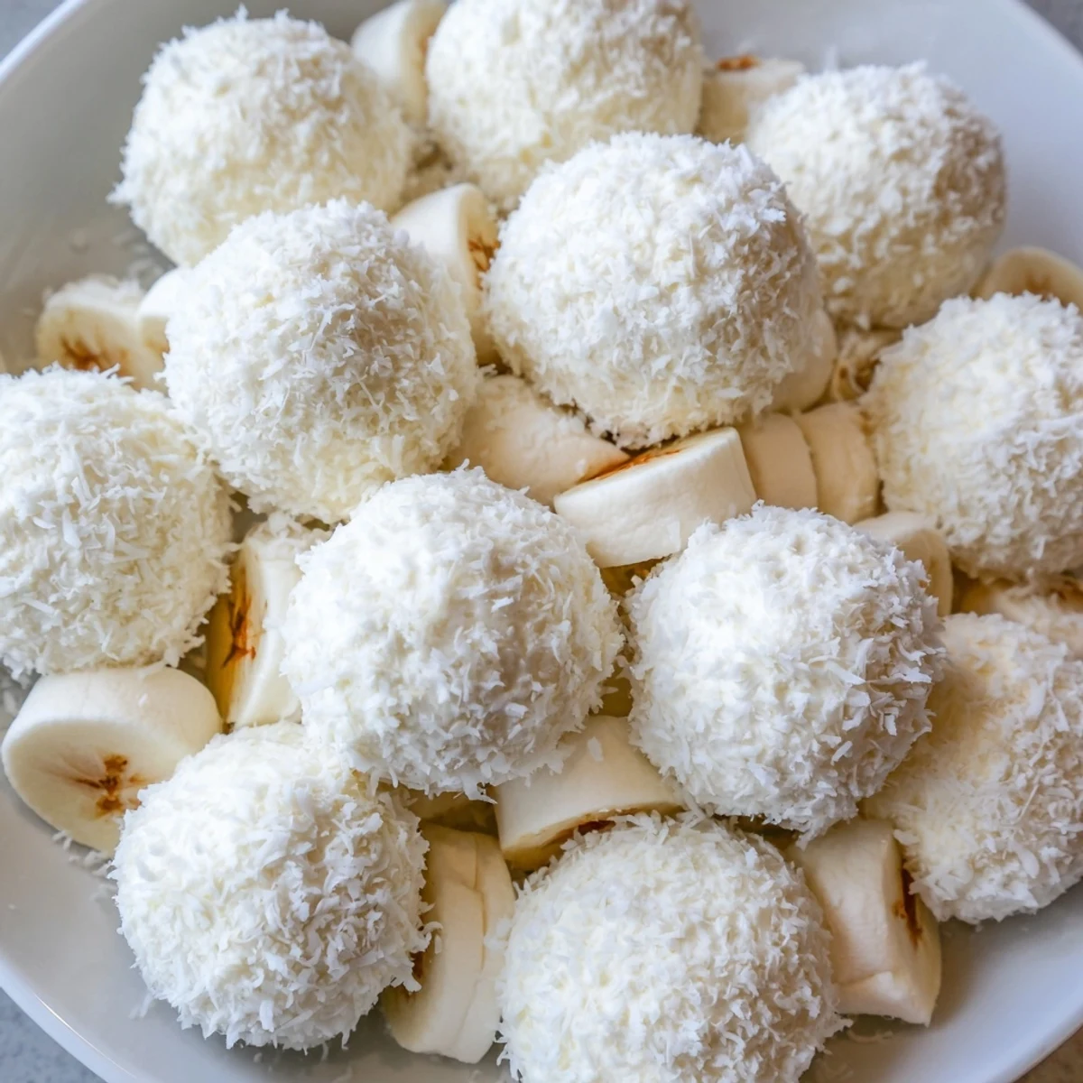 Sweet Marshmallow Snowball Dip Platter: a delicious dessert with a creamy, dreamy marshmallow texture and dippers.