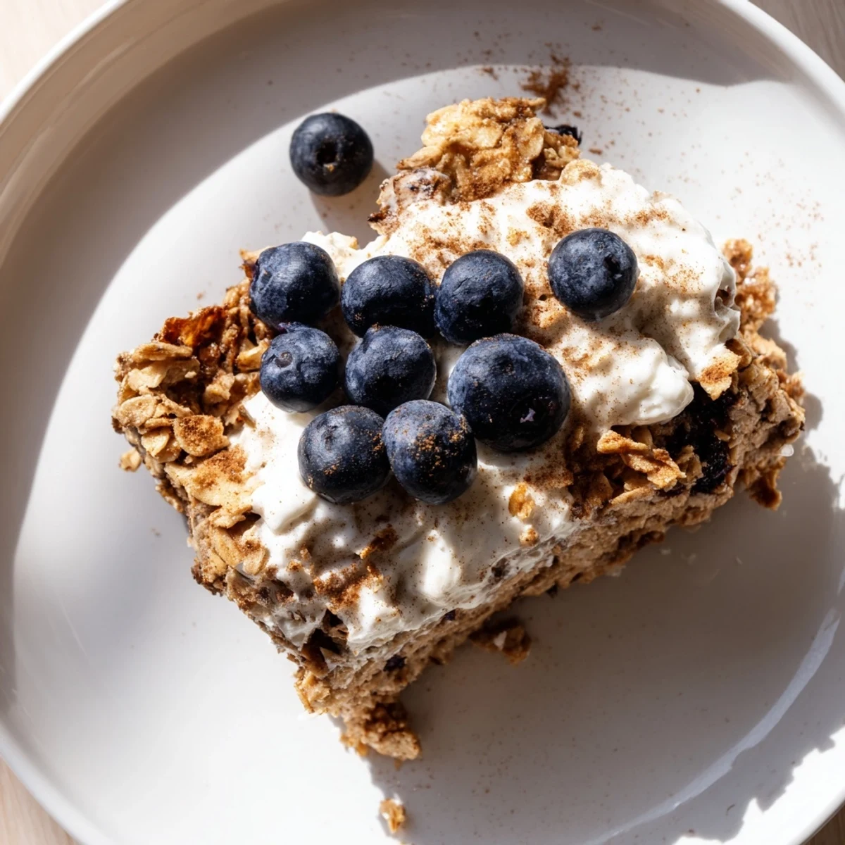 Visualize delicious Protein Pancake Oats with a creamy texture, perfect for a protein-packed breakfast.