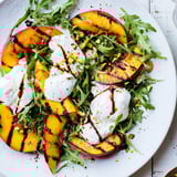 Grilled Peach Arugula Burrata