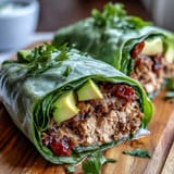 Healthy Easy 15-Minute Turkey Taco Lettuce Wraps with seasoned ground turkey and crisp lettuce cups for a light, gluten-free meal.