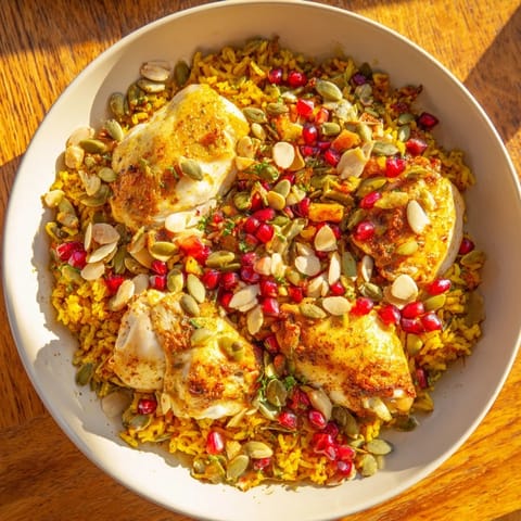 Saffron Chicken Rice Pilaf