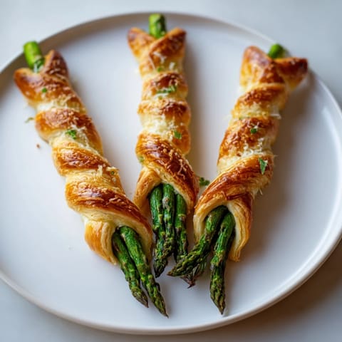 Star Shaped Asparagus Bundles