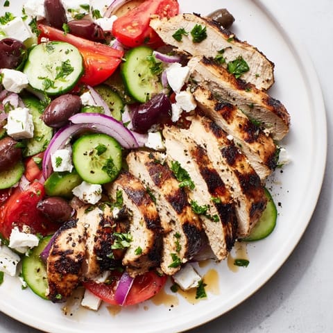 Greek Salad with Chicken