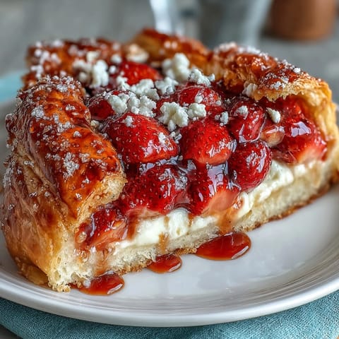 Fresh Strawberry Frangipane Galette