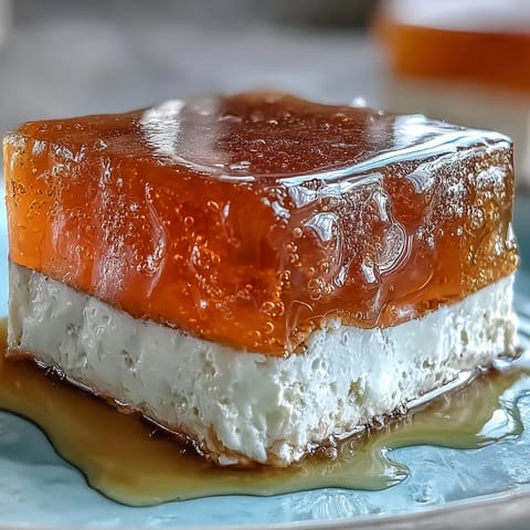 Mango Agar-Agar Coconut Milk Cubes