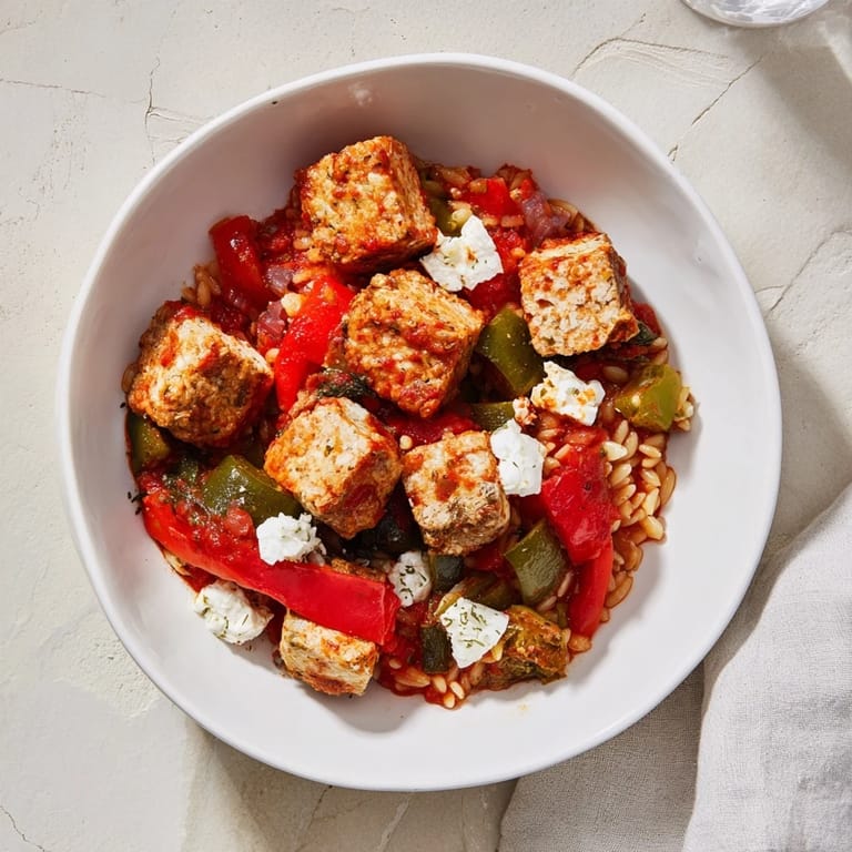 Imagine the aromas: this Smoky Mediterranean Lamb and Orzo Supper offers a comforting, warming sensation with delicious herbs.