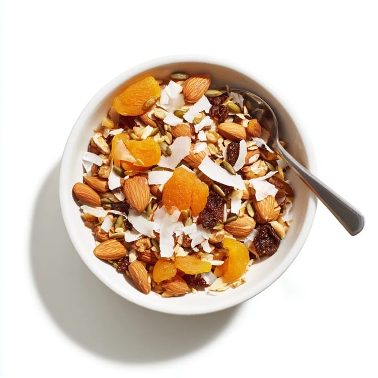 Savory and sweet, this fruit & nut recipe provides a quick and healthy snack option any time!