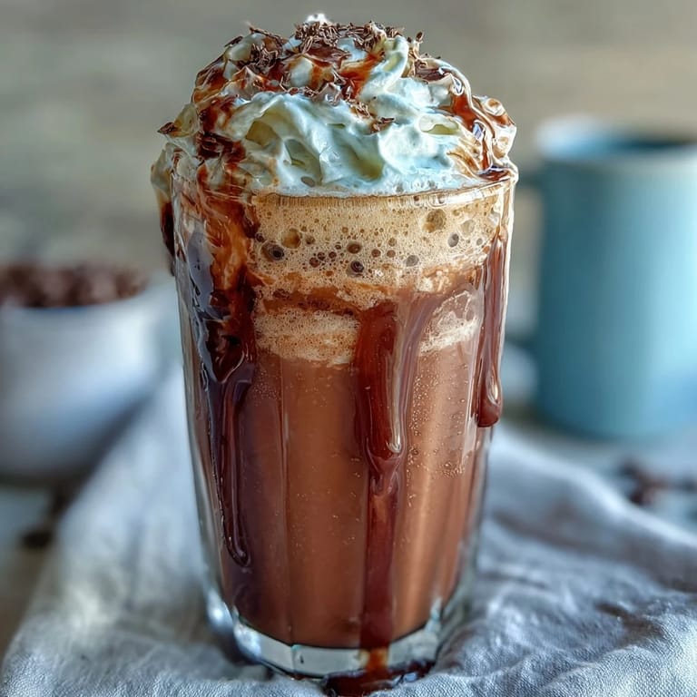 Vanilla bean frappuccino protein shake blended with real vanilla and protein powder for a healthy treat.