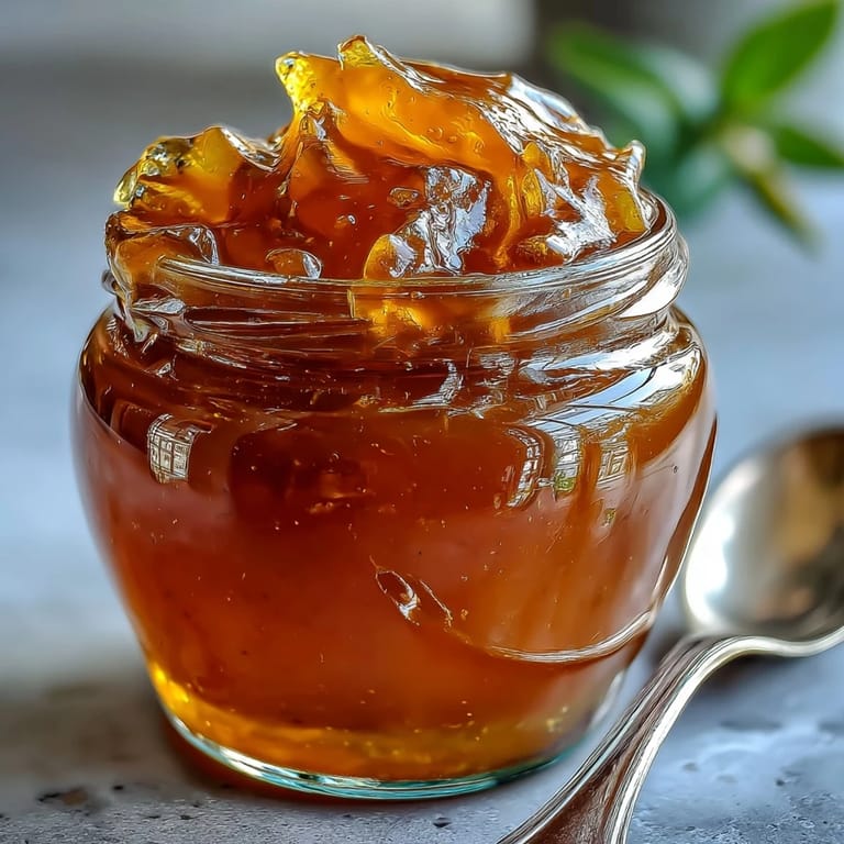 Delicate floral dandelion jelly, shimmering in sunlight on a rustic wooden table.