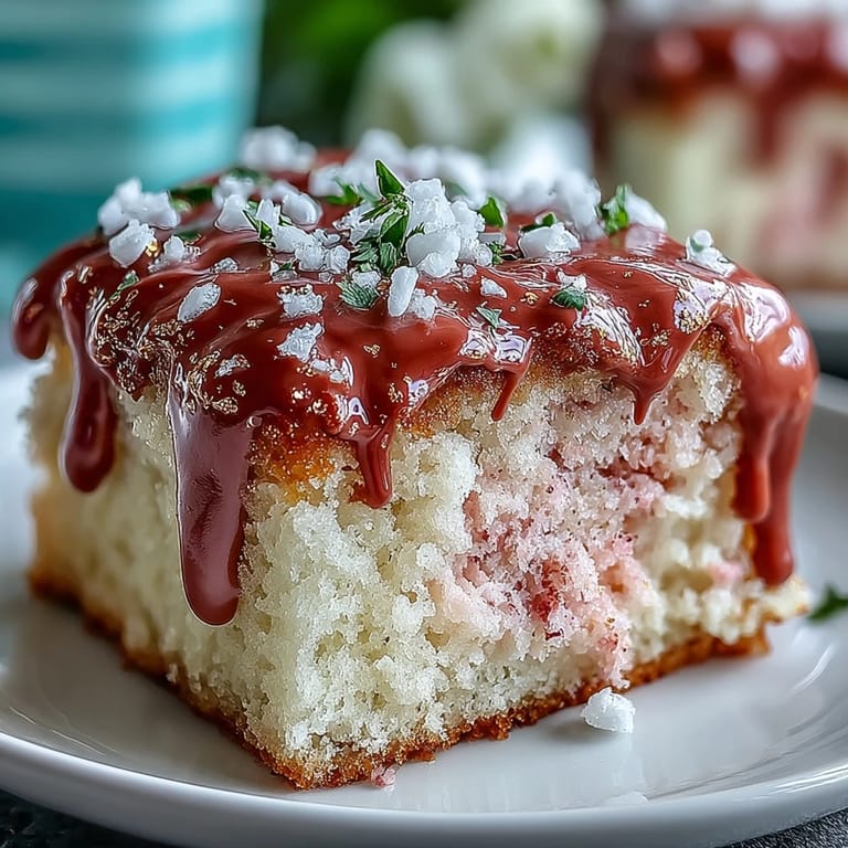 Blush velvet cake infused with rosé wine, frosted with creamy layers and finished with a shimmering gold drip for bridal showers.
