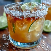Cinco de Mayo Margarita Mocktail with Lime and Salt Rim in a festive glass, garnished with fresh mint and lime slices.